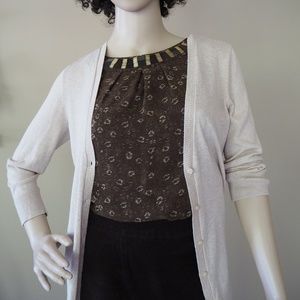 LOFT cotton blend cardigan